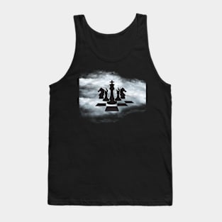 Chess board in clouds Tank Top